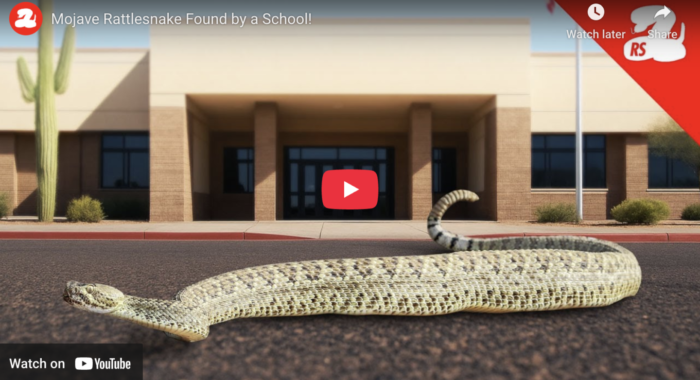 Mojave Rattlesnake Found by a School!